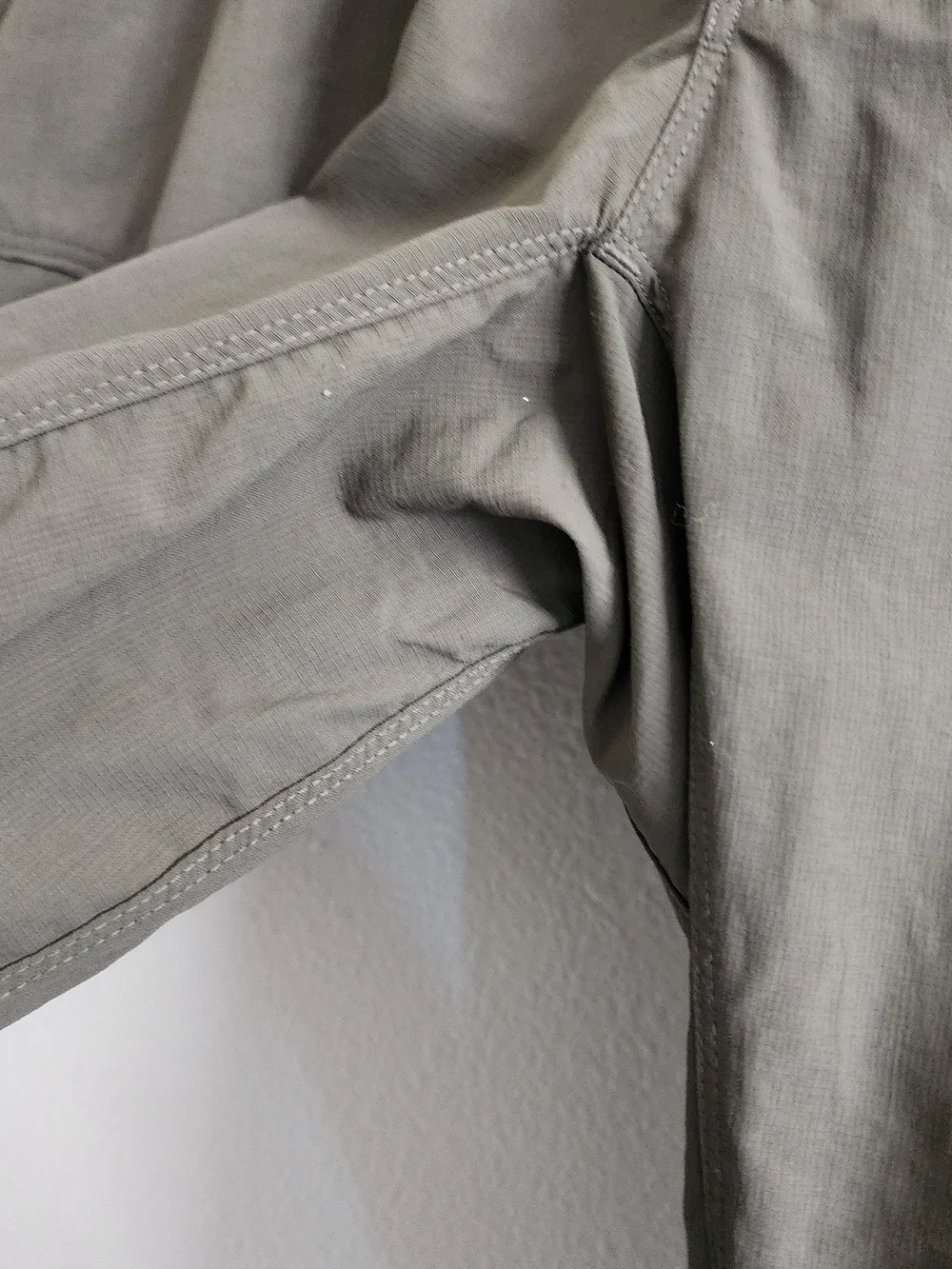 The North Face Mens Large Olive Green Stow Pocket Nylon Hiking Cargo Pants - Picture 3 of 12